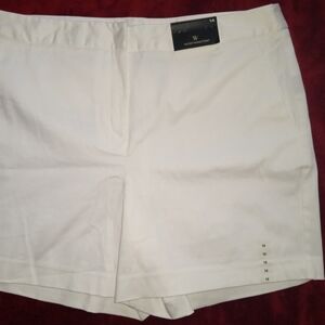Worthington Women's Cream High Waist Shorts